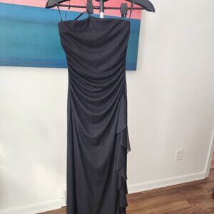 LBD Strapless and beaded